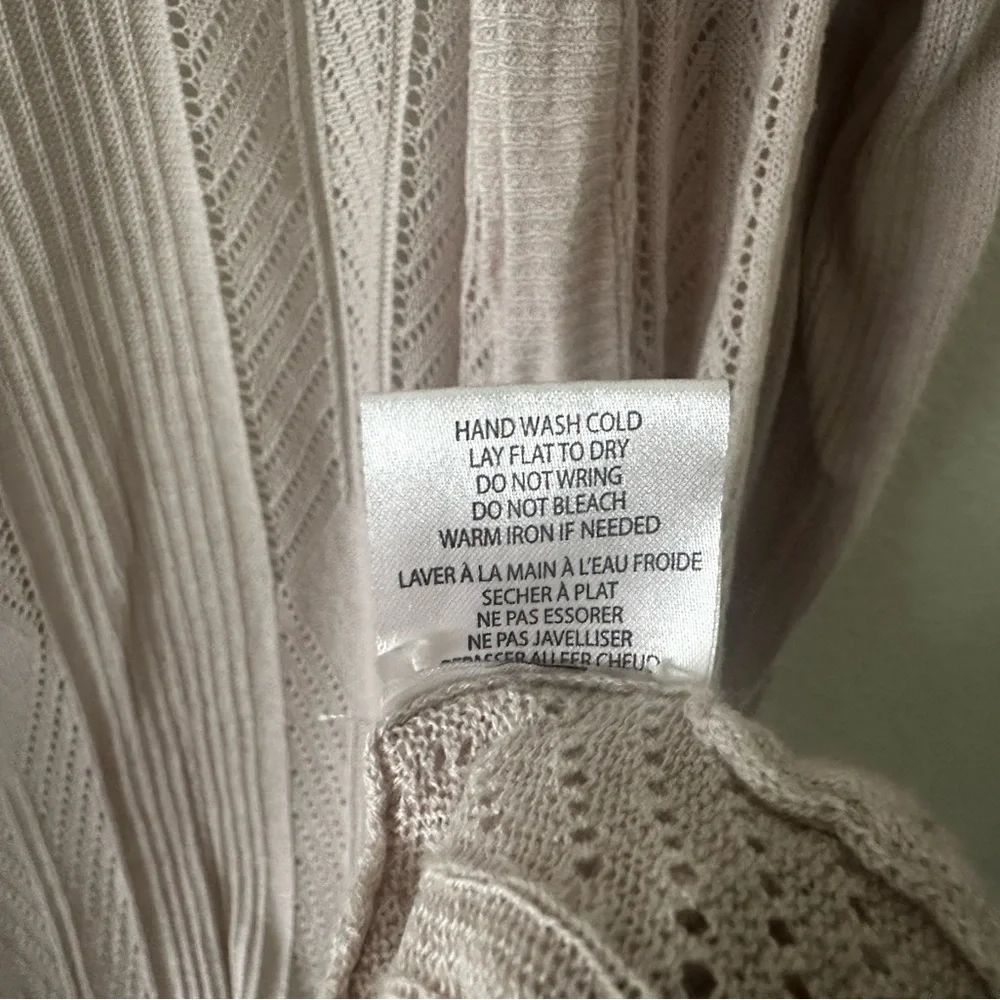 Belldini | Neutral Taupe Open-Front Knit Cardigan Size XL - Picture 5 of 8